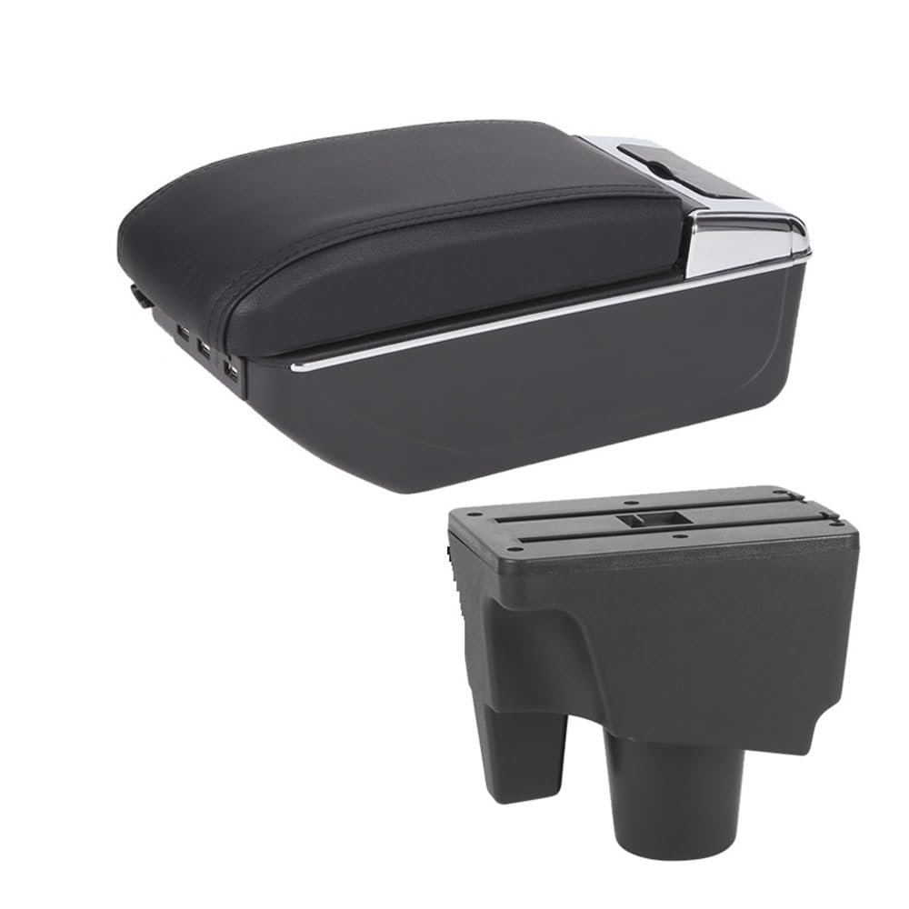 Aierdeyp B2 Black Line 7Usb Car Armrest Box For Toyota For Prius C For Aqua