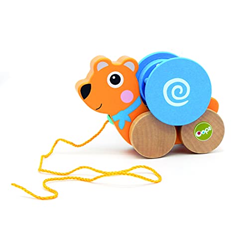 Image of Pull Toy | OOPS | Pull & Fun Toddler Toy, Bear