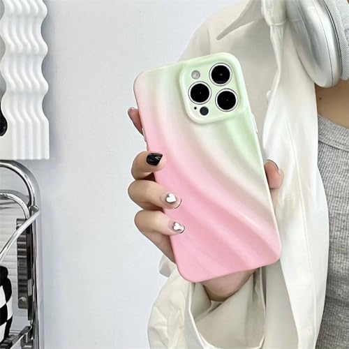 Couverture arrière dégradée antichoc iPhone 12 Pro Max à rayures