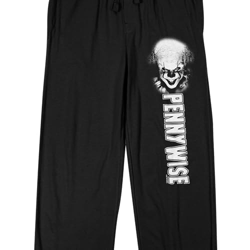 Bioworld It Pennywise Men's Black Sleep Pajama Pants2