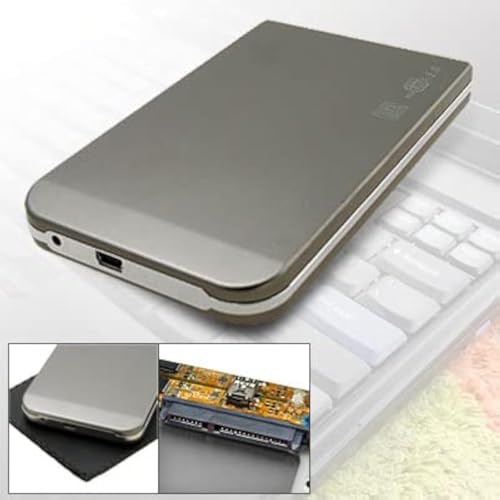 Carcasa USB 2.0 para Disco Duro SATA 2.5" Gris miniatura 1