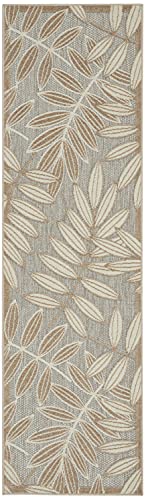 Tapete runner Nourison Aloha Natural 2'3" x 8' miniatura 3