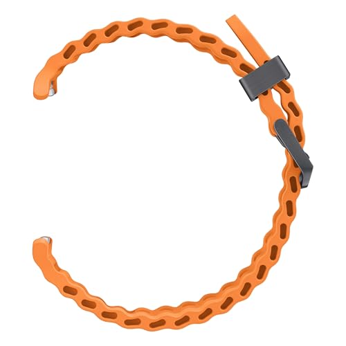 Image of SAMSUNG Galaxy Watch Ultra Marine Band, Smartwatch Replacement Strap for Men and Women, One Click Attachment, ET-SNL70MOEGUJ, Orange