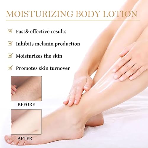 Cynamus Moisturising Lotion Milk Whitening Body Cream, 100 ml Lightweight Anti-Ageing Silk Natural Lotion - Image 4
