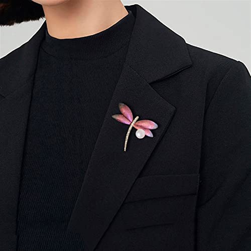 Broche libellule perle pour pull et costume d'anniversaire - 6