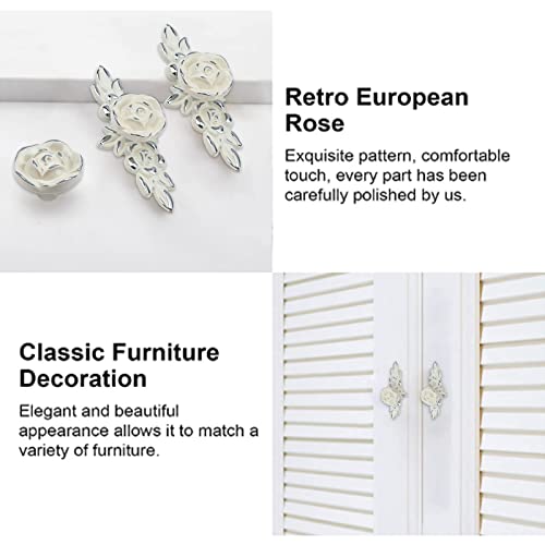 MOROBOR Euro Rose Cabinet Knobs with Backplate - Image 4