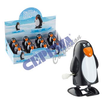 Preisvergleich Produktbild Cepewa - 60902 - Aufziehfigur, Pinguin, 6,5cm, PVC