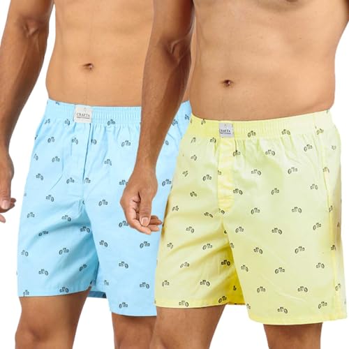 Image of ALPHABETS Men's Cotton Boxer Briefs