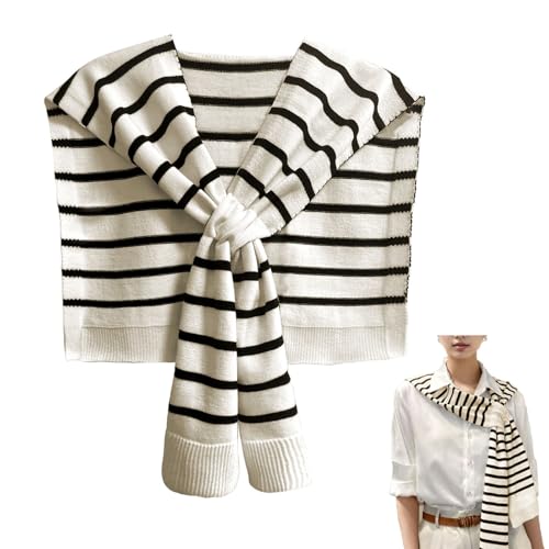 Women's Fashion Knitted Shawl - Khaki Sweater Shawl for Air-Conditioned Rooms