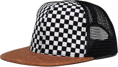 Image of Funky Junque Kids Baseball Hat Girl Boy Toddler Infant Flat Brim Trucker Hat Youth Sun Beach Cap Summer Mesh