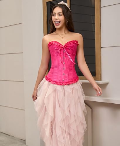 Image of SZIVYSHI 14-Bone Overbust Corset Top