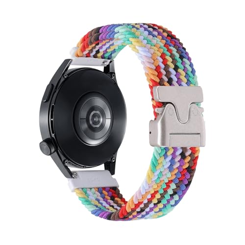 Bracelet en nylon tressé 22mm 20mm pour Samsung Galaxy Watch 7 et Huawei GT 5