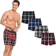 4 Pack- Plaids Navy/Hunter/ Red /Black
