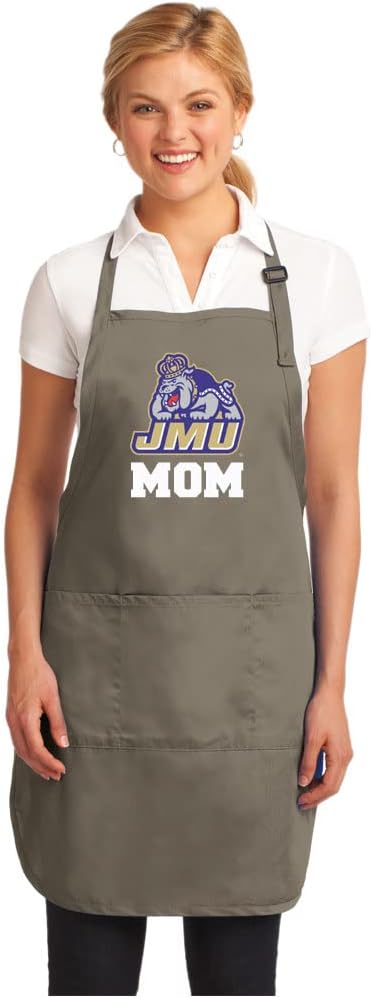 Broad Bay James Madison University Mom Apron BEST JMU Mom Logo Gift for or Woman Her