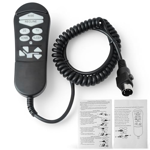 Dusledel ZKAD-5 Lift Chair Controller 5 Pin 11 Button Replacement for Golden for Ultra Comfort Chairs Recliner Hand Control Part Include SIT or Home Not Twilight