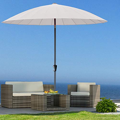 Preisvergleich Produktbild QUICK STAR Balkon Sonnenschirm Flexi 270cm Weiß