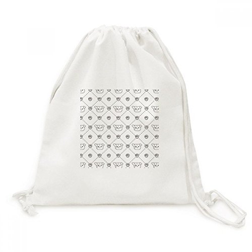 Sac cordon chien pour ranger vos affaires de sport sans encombre