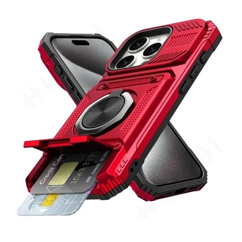 Étui portefeuille magnétique avec anneau rotatif pour iPhone 11 Pro Max