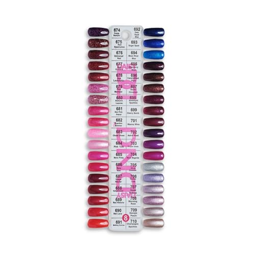 SAMPLE SWATCHES COLOR CHART DND #8 (674-710)