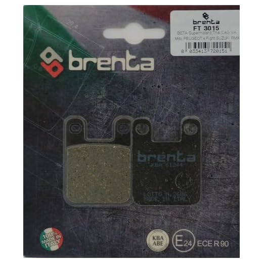 Brenta Pastillas freno organiche Moto para Alfer, Aprilia, Beta, Cipi, Derbi, Gas Gas