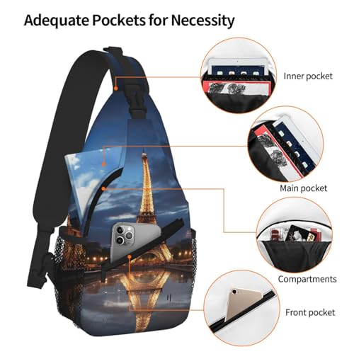 Bolso Sling para mujer y hombre para viaje y senderismo miniatura 5