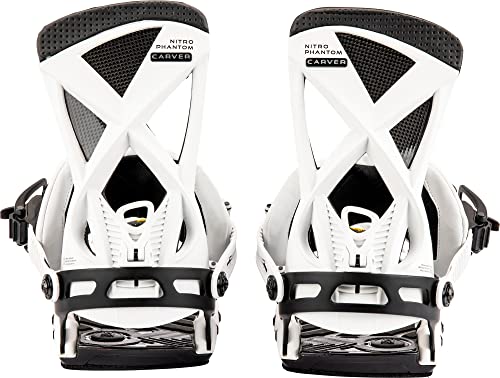 Foto von Nitro Herren Phantom Carver '23 Premium Freeride Carving Carbon Bindung Snowboardbindung, Trooper, M