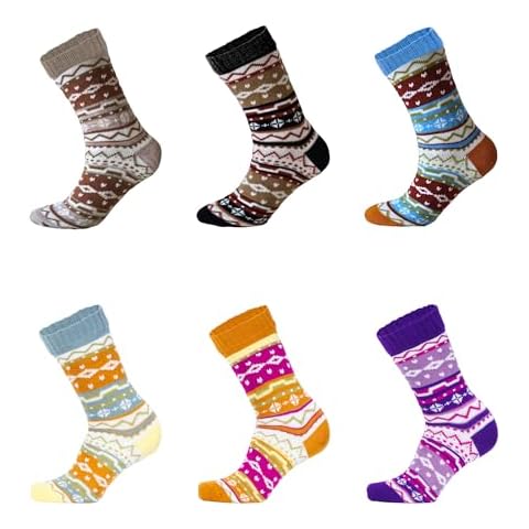 Chaussettes thermiques Louluu Fair Isle Cover