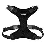 Voyager Step-in Lock Pet Harness - All Weather Mesh, Adjustable Step in Harness for Cats and Dogs by Best Pet Supplies - Black, S