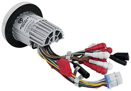 image for Rockville RGHR2 Marine Gauge Hole Receiver, Bluetooth/USB/AM/FM, TDA78