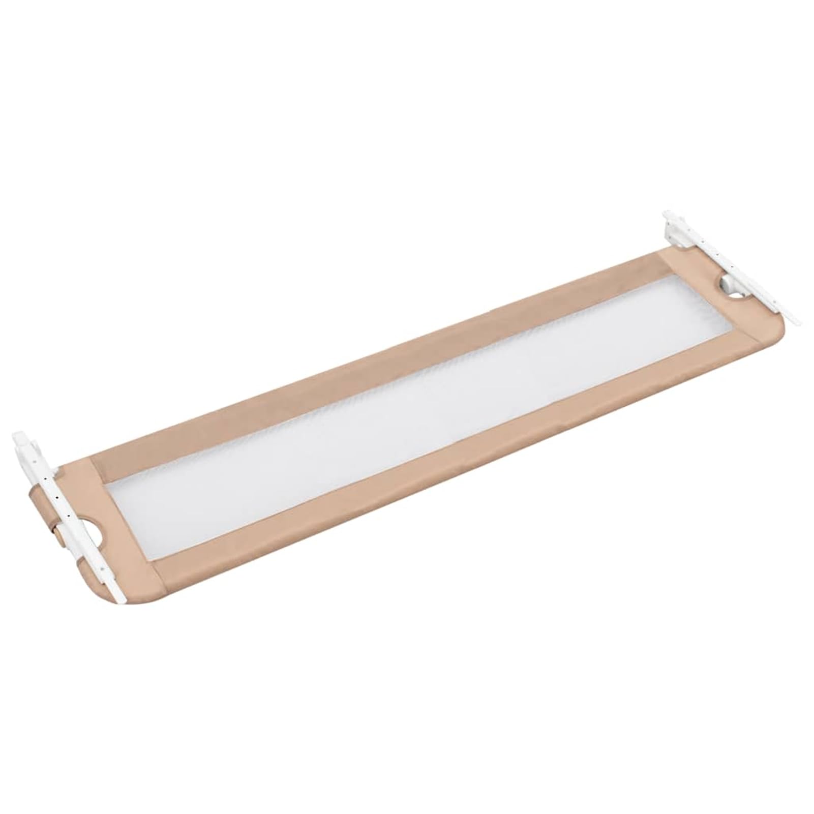 Gecheer Bettlaken 60 x 120 cm, Spannbettlaken für Babys, 60 x 120 cm, Barriere für Kinderbett, Taupe, 180 x 42 cm, Polyester