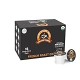 Alex’s Low Acid Organic Coffee | Created to Limit Heartburn, Acid Reflux & Stomach Irritation | French Roast | Pack of 12 K-Cups