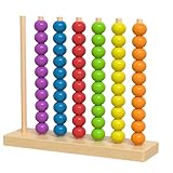 Genérico Juego De Apilable De Combinación De Colores, Diversión Educativa, Madera, De Apilamiento De Anillos De Desafío De Patrón Rápido, Juegos De Apilamiento, Diseño Atractivo, para