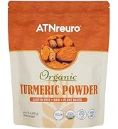 ATNreuro Organic Turmeric Powder - 16 oz Premium Quality, 100% Pure &amp; Natural, Rich in Curcumin, ...