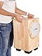 Clapbox Cajembe Cajon (4 Instrumente in 1) - Kautschukholz (H:50 W:30 L:30) 3 interne Snares, Natur