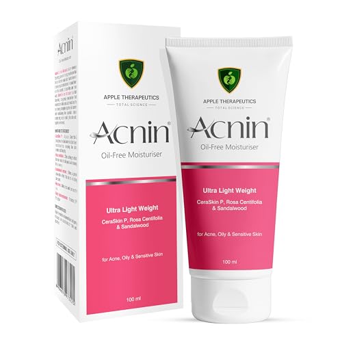 Image of Acnin Oil-Free Moisturizer SPF Protection 100ml | Clinically Proven Ceramide Formula | Strengthens Skin Barrier | Dermatologist Recommended for Acne-Prone, Oily, Sensitive Skin | Lightweight