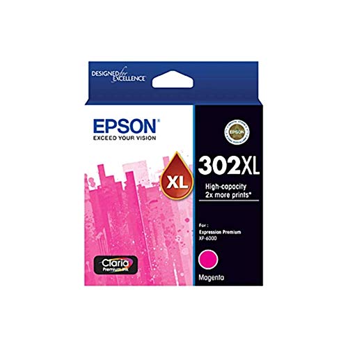 Cartouche Epson magenta C13T01Y392 302XL pour imprimante WorkForce
