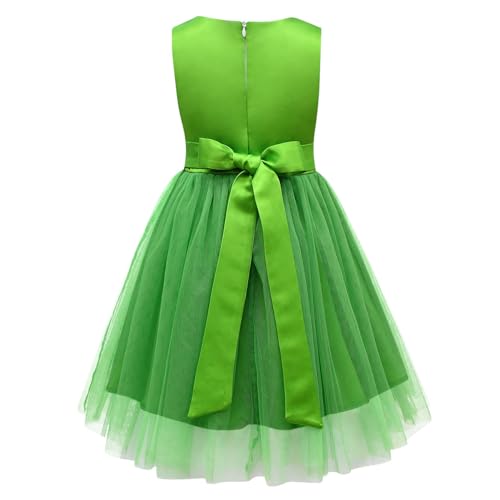 Kids Girls Princess Dress Sleeveless Cartoon Casual Dress 3-10 Years2