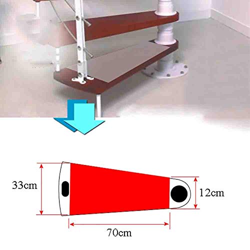 Lot de 15 tapis de sécurité antidérapants pour escaliers en colimaçon - Bandes antidérapantes pour une meilleure adhérence et sécurité dans les maisons et les bureaux