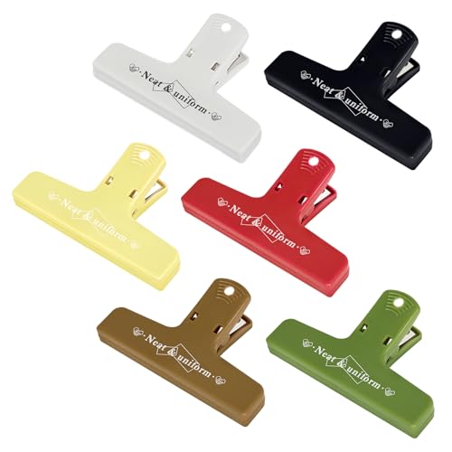 SENUN �}�O�l�b�g�N���b�v 6�Z�b�g�v���N���b�v �}�O�l�b�g�t�� ����~�߃f�U�C�� �����N���b�v ������ �ܗ��� ���ސ��� ���[�� �f���p �z���C�g�{�[�h �V���v�� ������� �֗��O�b�Y �l�X�ȏ�ʂŊ��p (�}���`�J���[�i�e1�j)