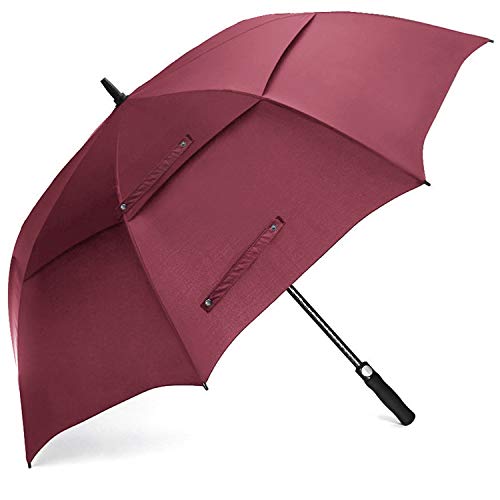 Abccanopy 62/68 Inch Large Golf Umbrella, Automatic Open Golf Umbrella, Double Canopy Oversize Umbrall For Man Or Family Vented Windproof Waterproof Umbrella Upf 50+ Blocking Uv 99.98% #TOP4