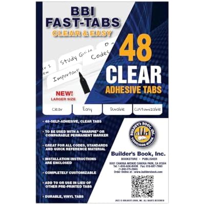 ALL CLEAR 48 Fast-Tabs- Large Format Tab Size