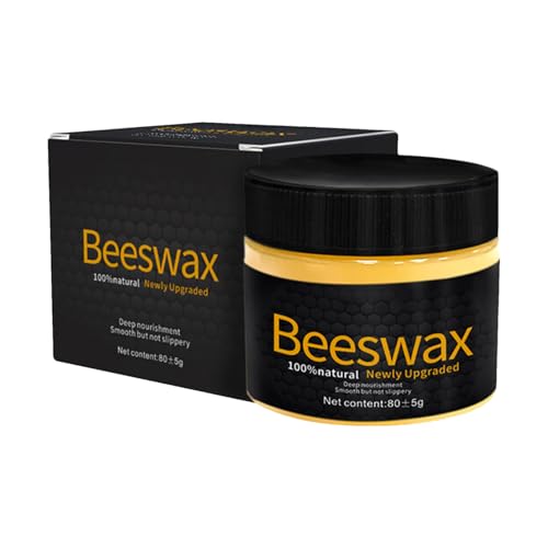 Cera de abeja para el cuidado de la madera, cera de condimento pura para suelos de nutrición profunda, limpiador de protección de secoya para acabado de mantenimiento