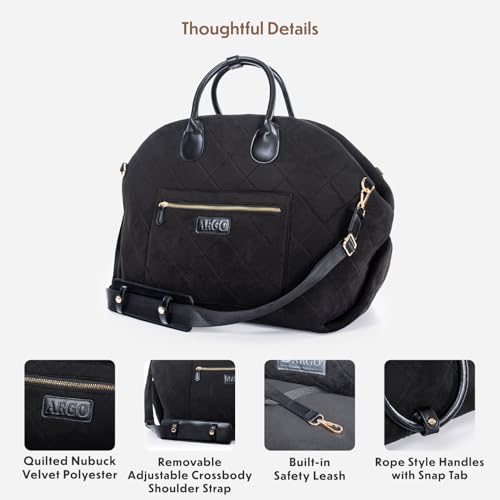 Traveler's Choice Argo On The Purr-Suit 18" Pet Tote, Black by Traveler's Choice - Image 6