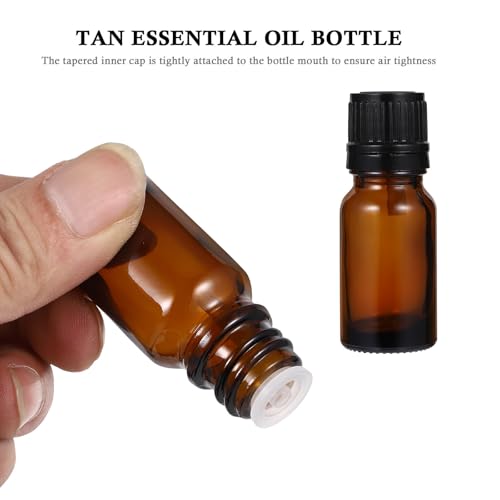 Botellas de vidrio café Levemolo de 10ml que evitan fugas en equipajes 4
