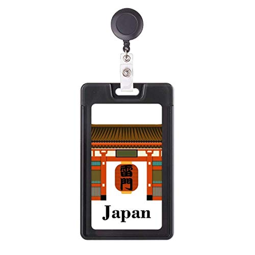 Porte-badge rétractable style asiatique parfait pour le bureau et les transports