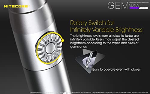 Nitecore GEM10UV 800 lumens pour spéléologie et détection - 4