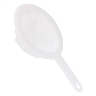 Mini Skater 400 Mesh Kitchen Ultra-fine Mesh Strainer, Nylon Mesh Filter Spoon with Handle Kitchen Tool for Fine Wine, Fin...