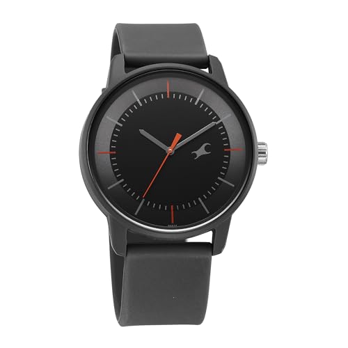 Image of Fastrack Tees Urbanique Quartz Analog Black Dial Silicone Strap Unisex Watch