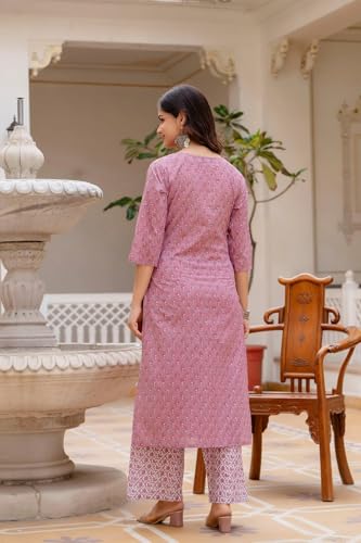 Ensemble kurta de qualité supérieure en viscose cousu main couleur pêche - 6