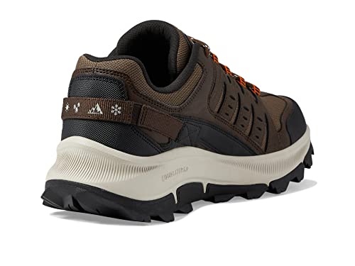 Skechers Skechers Equalizer 5.0 Trail Solix Men's Trainers, Brown Leather mesh with Orange Trim, 9 US